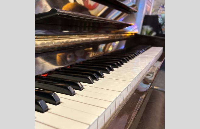 Blessing Gloss Polished Rosewood 108 Modern Upright Piano, Used Trade Price Bargain (SN:E804239) - Image 7